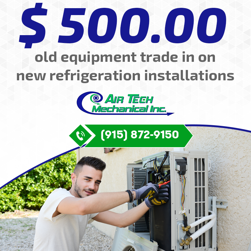 $500 Old Equipment Trade In On New Refrigeration Installations